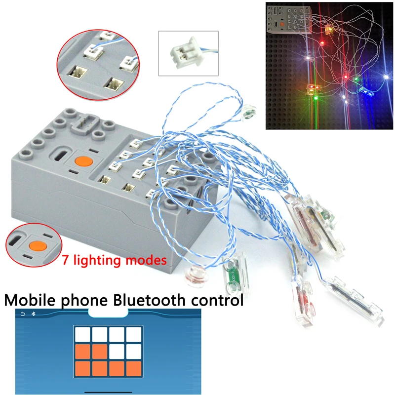 Tech Lighting Accessories - Moc accessoire signal lumière LED jouet