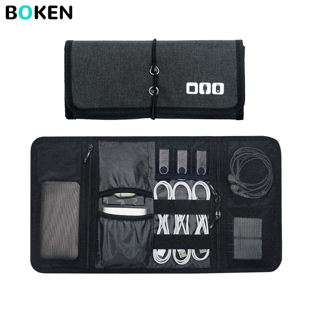 Tech Accessories Travel Organizer Pouch - Sac Organisateur Tech, Étui de Rangement