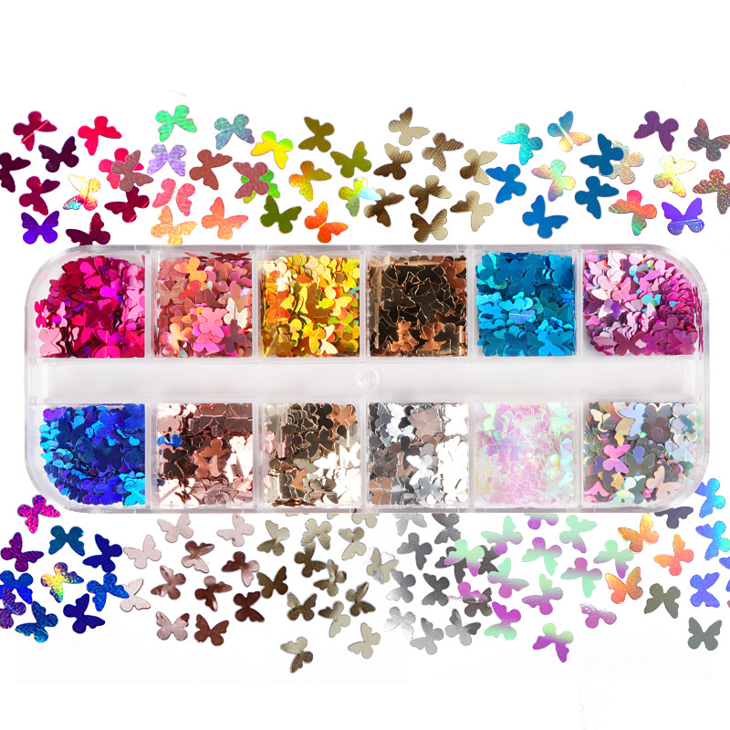 Tech Accessories Usa - Mélange de Paillettes Papillon Fluorescentes, Accessoires