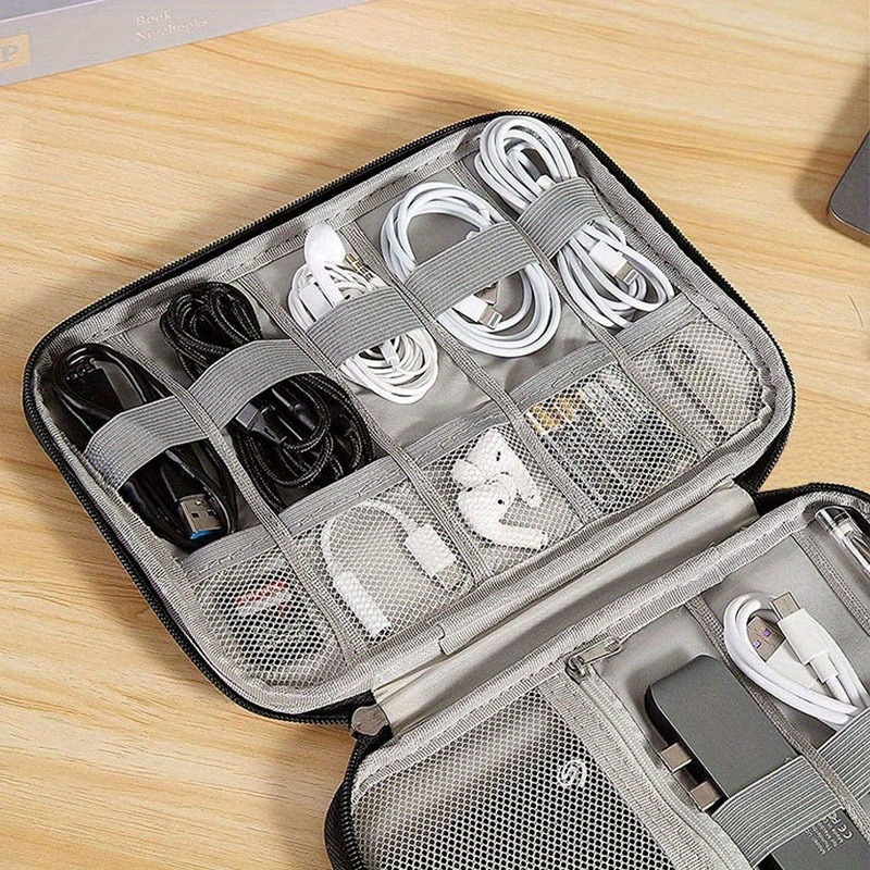 Tech Accessories Travel Organizer Pouch - Boîte à accessoires électroniques multi-poches -