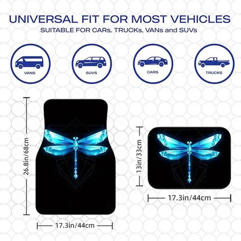 Tapis de sol de voiture bleu c - Universal Tech Accessories avis et prix