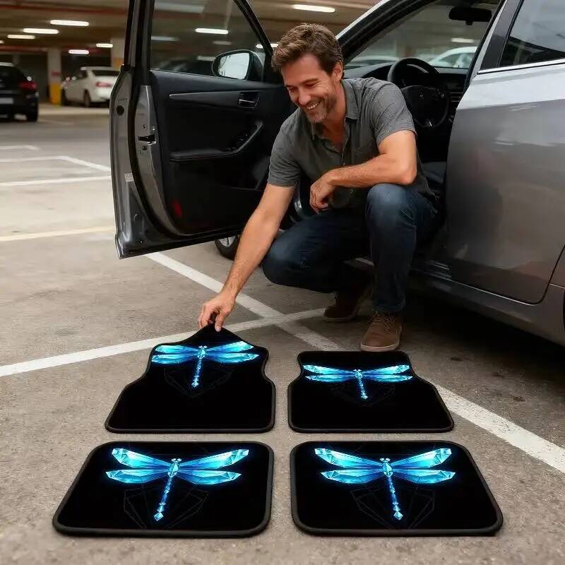 Tapis de sol de voiture bleu c - Universal Tech Accessories avis et prix