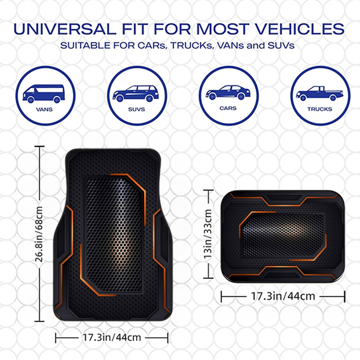4 tapis de sol universels pour - Universal Tech Accessories avis et prix