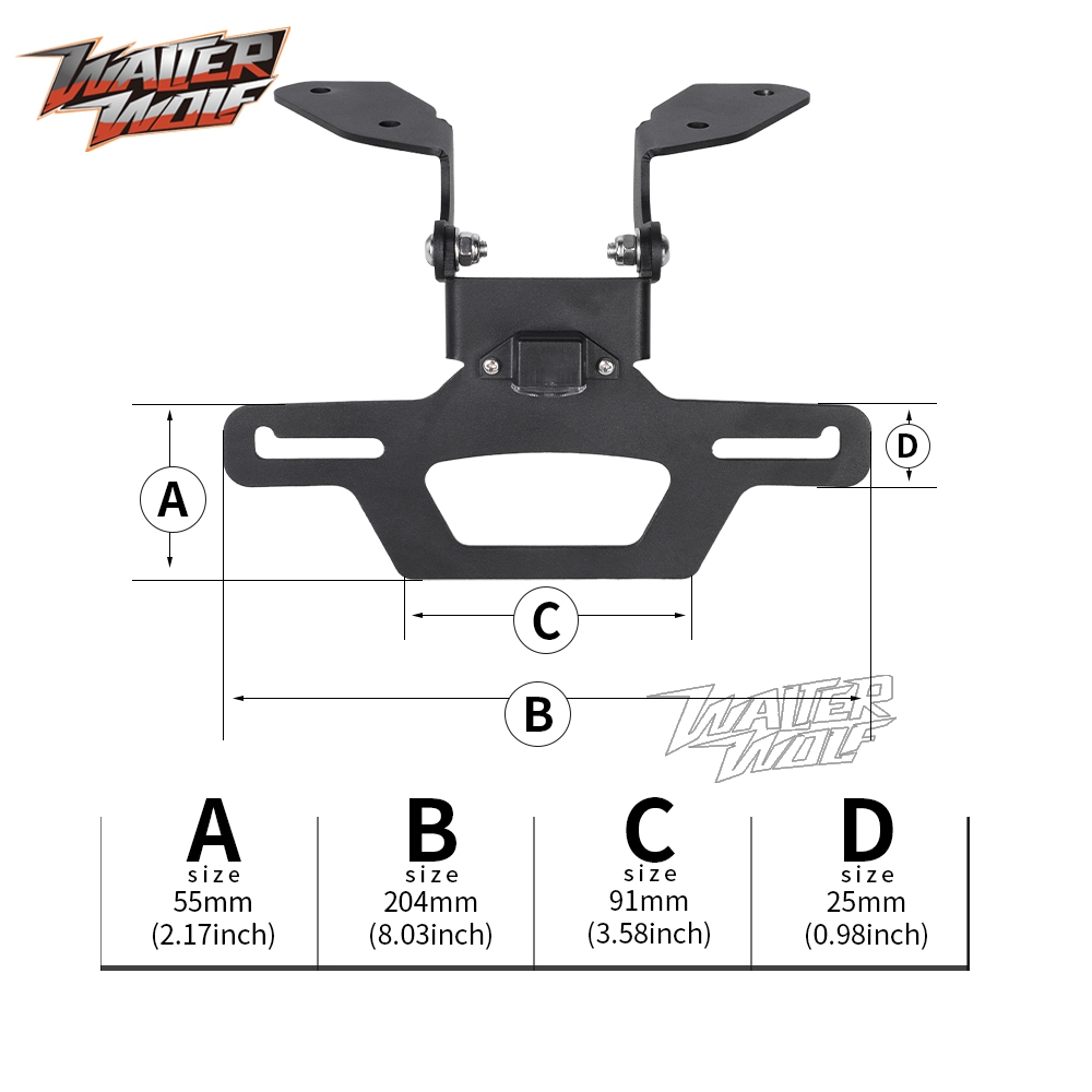 Support de plaque d'immatricul - Tech Lighting Accessories avis et prix