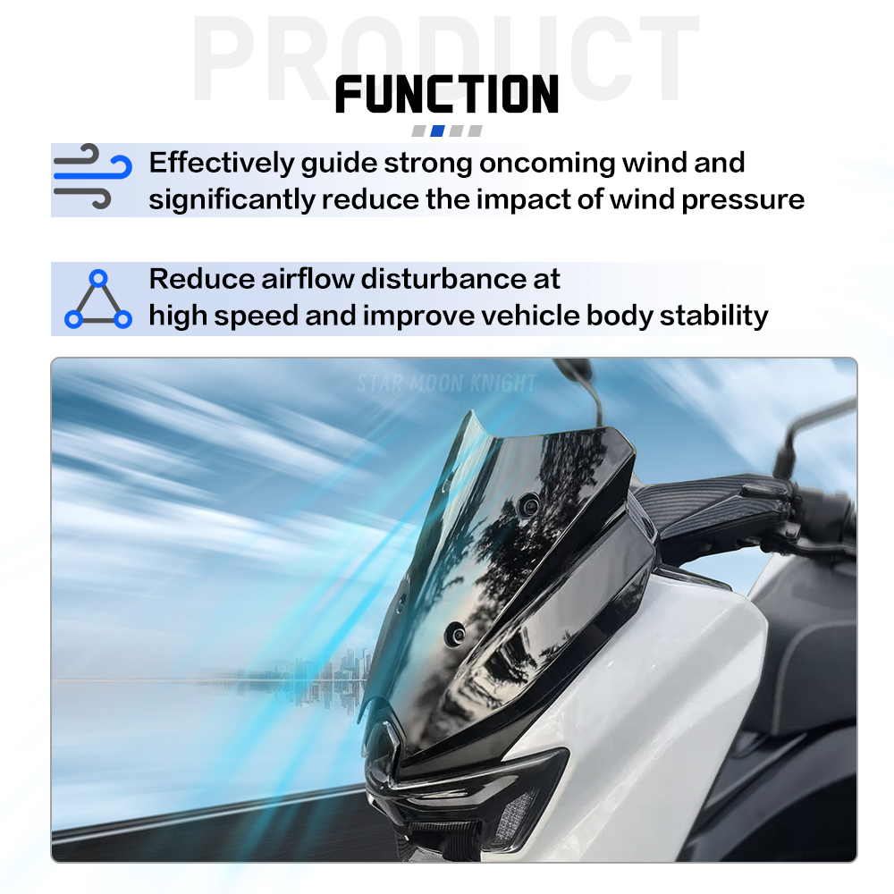 Nouveau pare-brise NMAX 125 po - Nmax Tech Max Accessories avis et prix