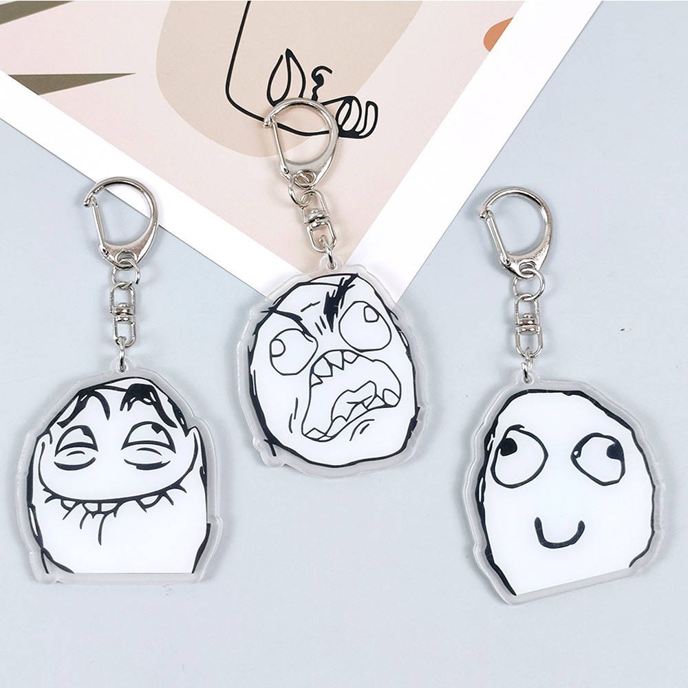 Porte-clés visage Troll créati - Tech Girl Accessories avis et prix