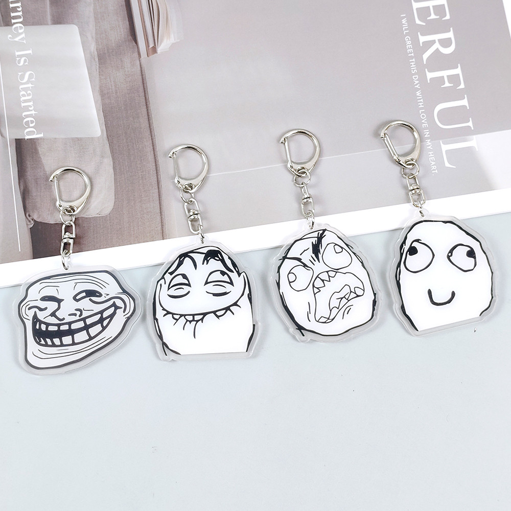 Porte-clés visage Troll créati - Tech Girl Accessories avis et prix