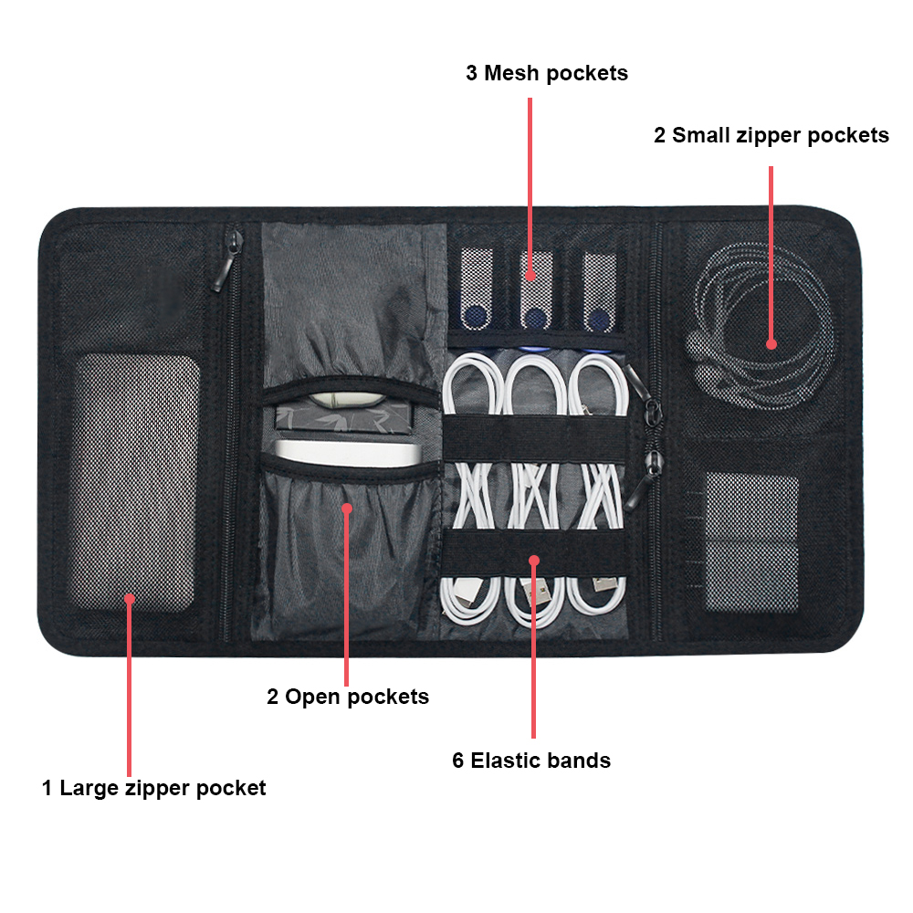 Sac Organisateur Tech, Étui de - Tech Accessories Travel Organizer Pouch avis et prix