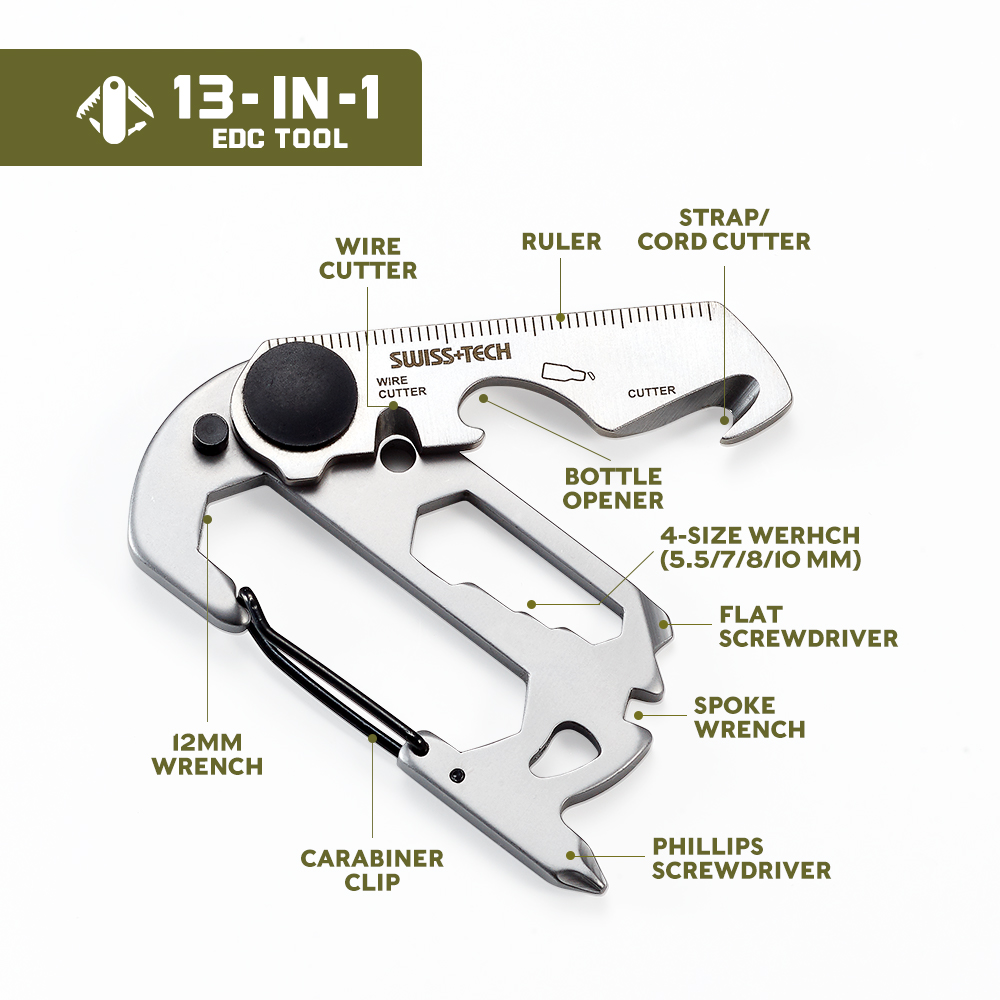 SWISS TECH 13 en 1 Mini outils - Tech Accessories Kit avis et prix