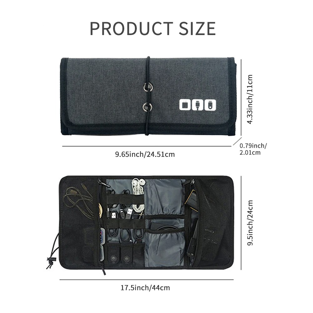 Poudres d'évaluateur électroni - Tech Accessories Travel Organizer Pouch avis et prix