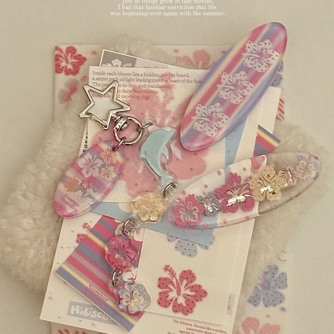 Porte-clés Hawaïen d'été avec  - Tech Girl Accessories avis et prix